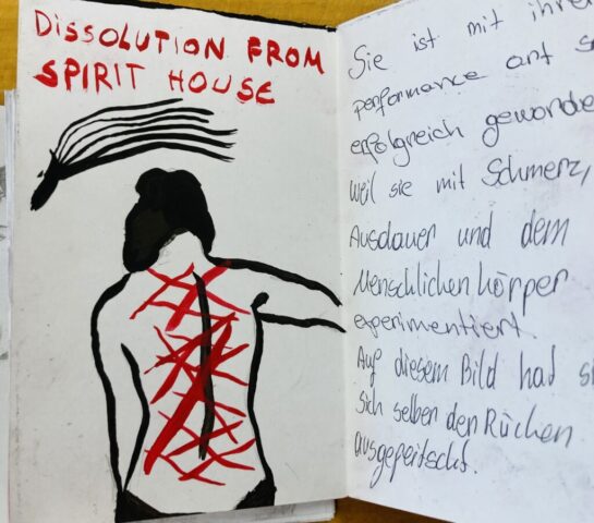 Ein Tag zu Marina Abramovic: Film, Ausstellungsbesuch, Zines gestalten